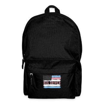 US Pride School Bus Driver Busman Gift Idea - Rucksack - Schwarz - Vorne