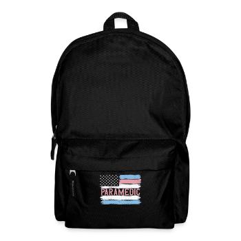 US Pride Rescuer Ambulance Gift Idea - Rucksack - Schwarz - Vorne