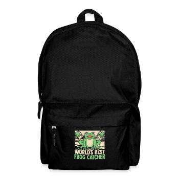 World's Best Frog Catcher Kröte Kaulquappe Frosch - Rucksack - Schwarz - Vorne
