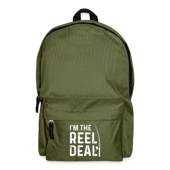 I'm number one on the hook - Backpack - olive green - Front