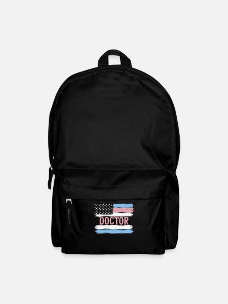 US Pride Physician Medic Doc Gift Idea - Rucksack - Schwarz