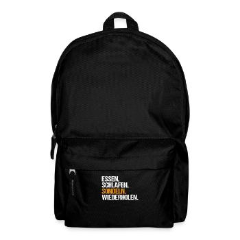 Sondengänger Sondler Metalldetektor Detectorist - Rucksack - Schwarz - Vorne