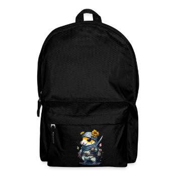 With this design you will become a ninja hamster - Backpack - black - Front