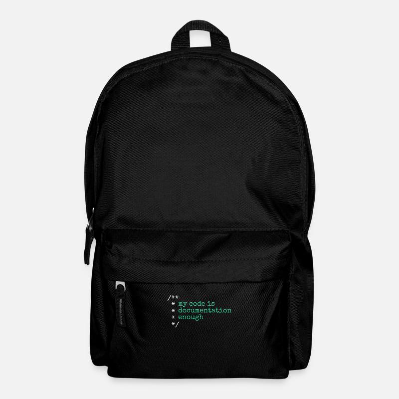 Mon code est assez documenté développeur - Sac à dos - noir
