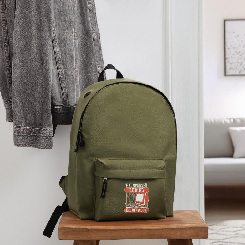 If It Involves Coding Count Me In Developer Backpack