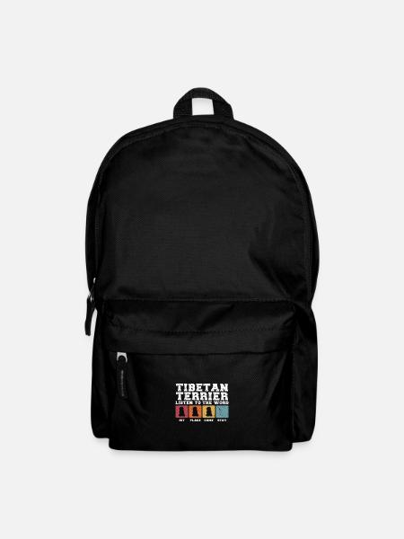 Tibetan Terriers listen to the word - Rucksack - Schwarz