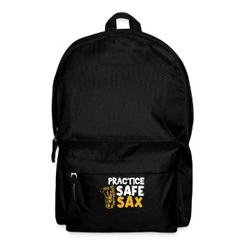 Saxophonist, Saxophone, Sound, Smooth Jazz - Backpack - black - Front