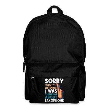 Saxophonist, Saxophone, Sound, Smooth Jazz - Backpack - black - Front