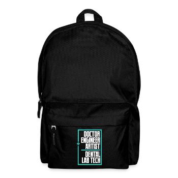 Doctor Engineer Artist Dentallabor Zahnlabor - Rucksack - Schwarz - Vorne