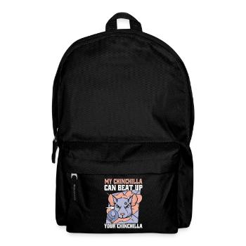 My Chinchilla Can Beat Up Your Chinchilla Breeder - Backpack - black - Front