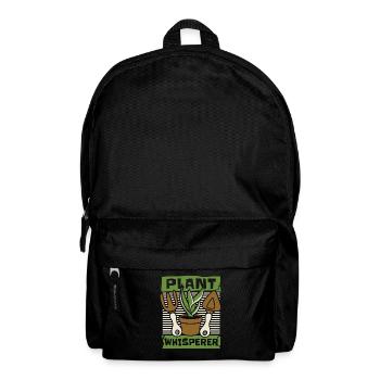 Plant Whisperer allotment garden allotment garden - Backpack - black - Front