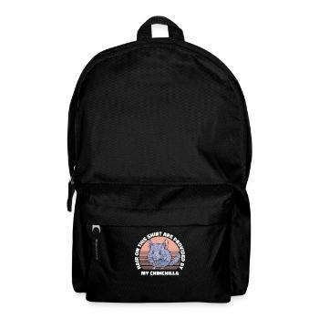Hairs Are Provided By My Chinchilla Shorttail - Backpack - black - Front