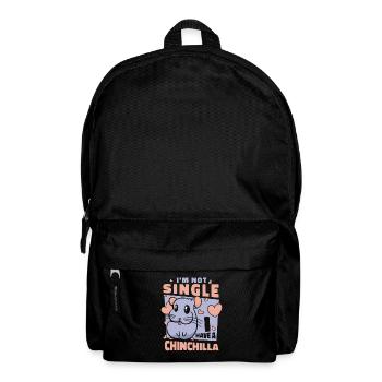 I'm Not Single I Have A Chinchilla Long - Backpack - black - Front