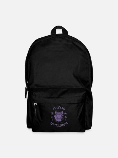 Ninja katze Ninja in Training - Rucksack - Schwarz