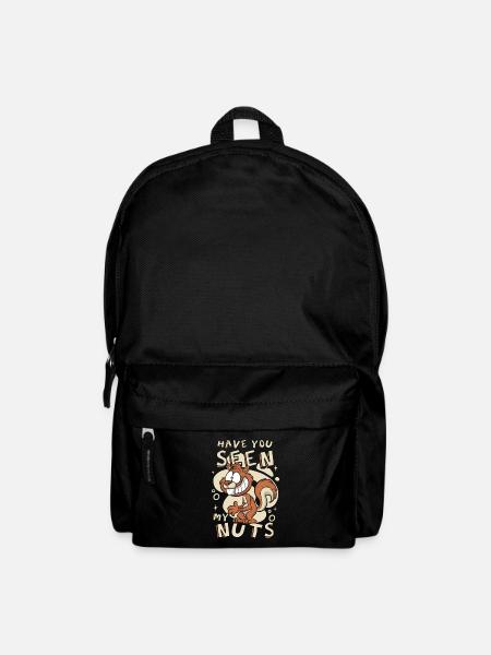 Have You Seen My Nuts Fuchshörnchen Squirrel - Rucksack - Schwarz