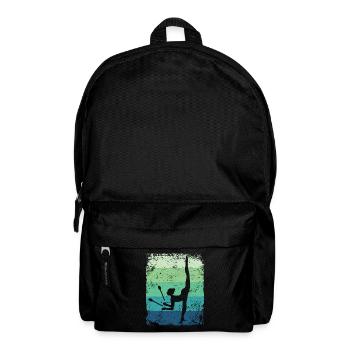 Gymnastin Keulen Retro Rhythmische Gymnastik - Rucksack - Schwarz - Vorne