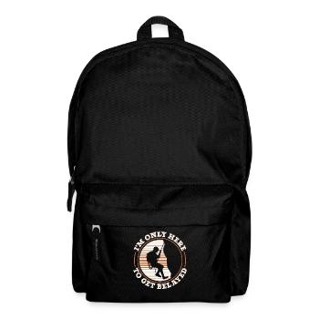 I'm Only Here To Get Belayed Alpinklettern - Rucksack - Schwarz - Vorne