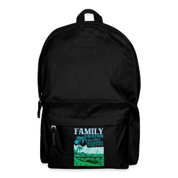 Vacances d’été en famille Créer des souvenirs - Sac à dos - noir - Devant