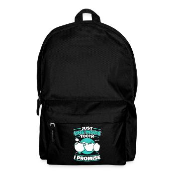 Juste une dent de plus que je promets au laboratoire dentaire - Sac à dos - noir - Devant