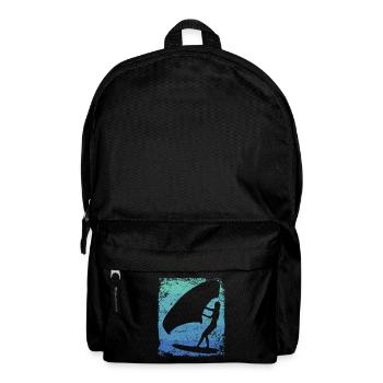 Flügelfolie Wingsurfing Retro-folie Flügel - Rucksack - Schwarz - Vorne