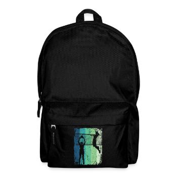 Volleyball Player Retro Beach Volleyball - Backpack - black - Front