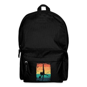 Gymnastikball Retro Rhythmische Gymnastik - Rucksack - Schwarz - Vorne