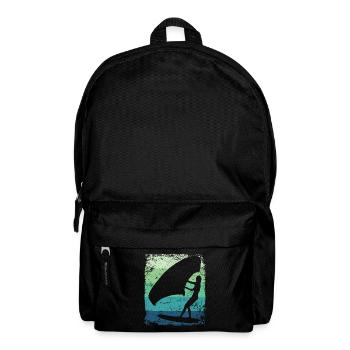 Flügelfolie Wingsurfing Retro-folie Flügel - Rucksack - Schwarz - Vorne