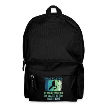 Wing Foil Wingsurfing Retro Foil Wing - Rucksack - Schwarz - Vorne