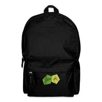Toad, tadpole, tree frog, frog breeder, frog - Backpack - black - Front