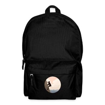 Speedklettern Alpinklettern Sportklettern Kraxler - Rucksack - Schwarz - Vorne