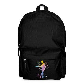 Ballet Dancer Colorsplash Ballerina - Backpack - black - Front