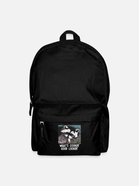 Was kocht gut aussehender Müll-Panda-Freund - Rucksack - Schwarz