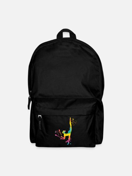 Gymnastin Mit Clubs Rhythmische Gymnastik - Rucksack - Schwarz