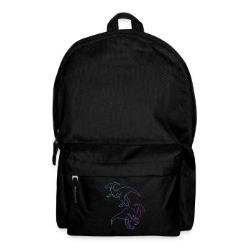 Parasaurolophini Hadrosauridae Dinosaur - Backpack - black - Front