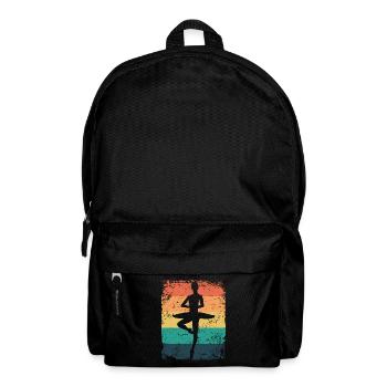 Ballet Dancer Vintage Woman Ballerina - Backpack - black - Front
