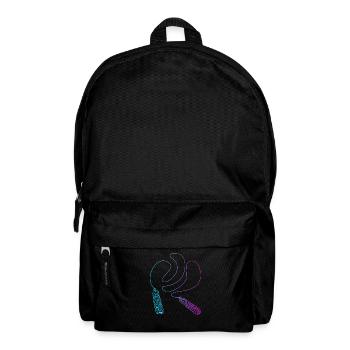Vitesse de saut à sauter corde à sauter professionnelle - Sac à dos - noir - Devant