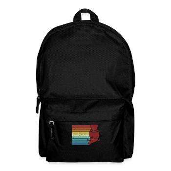 Retro Pottery Pro Wheel Hobby Lover Pottery - Backpack - black - Front