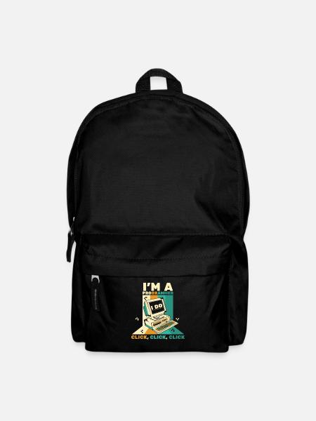 I'm A Programmer Click Softwareingenieur Coder - Rucksack - Schwarz