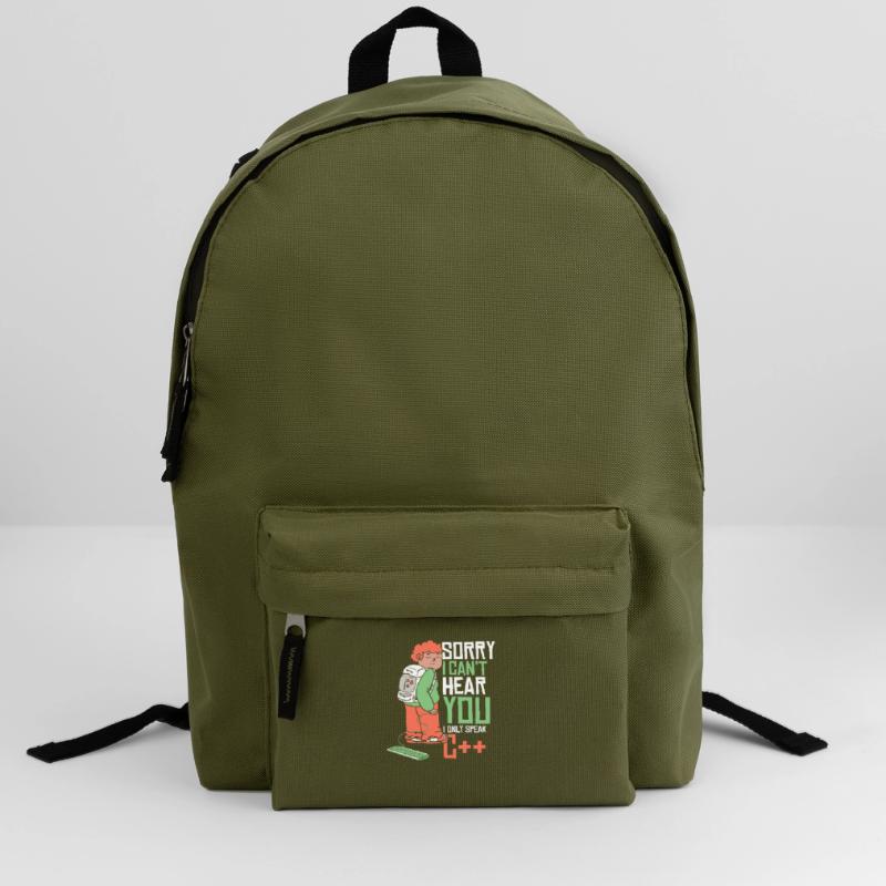 Can't Hear You Only Speak C++ Developer Coder Rucksack