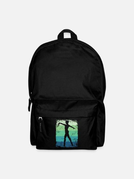 Ballett Tänzer Vintage Mann Ballerino - Rucksack - Schwarz