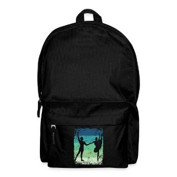 Ballet Dance Couple Vintage Ballerina - Backpack - black - Front