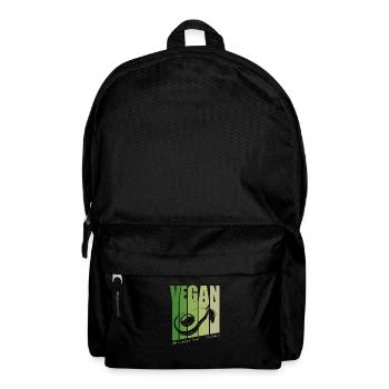 Rétro végétalien végétalien végétalien Véganisme végétarien - Sac à dos - noir - Devant