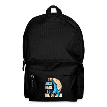 Nur hier für den Bruch Blauer Beluga Cetacea - Rucksack - Schwarz - Vorne