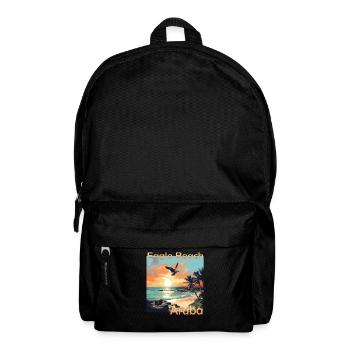 Sommerspaß auf Aruba: Entspannung am Eagle Beach - Rucksack - Schwarz - Vorne
