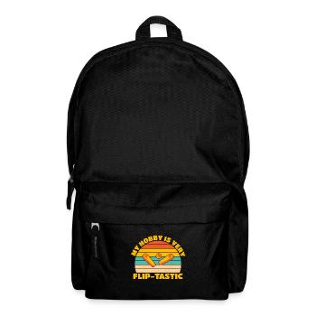 Mon passe-temps est un cadeau de flipper rétro très flip-tastic - Sac à dos - noir - Devant