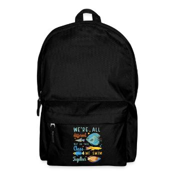 This Class We Swim Together Autism Autistic - Backpack - black - Front