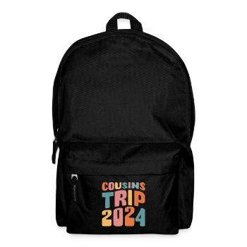 Cousins Trip 2024 - Backpack - black - Front