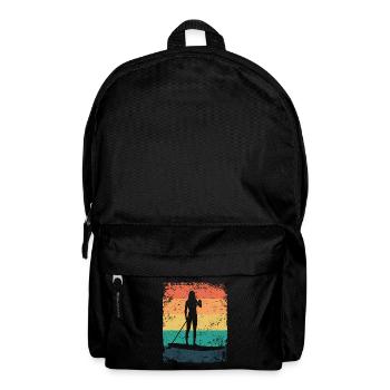 Stand Up Paddling Stand Up Board Sup - Backpack - black - Front