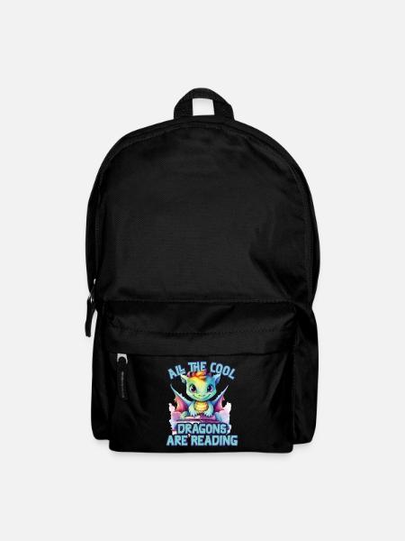 Alle Coolen Kids Lesen Drachen - Rucksack - Schwarz