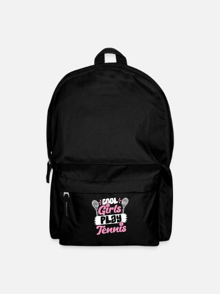 Cool Girls Play Tennis Tennisspieler - Rucksack - Schwarz